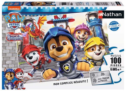[00086159] Nathan puzzle 100 p - Les chevaliers de la Pat’Patrouille