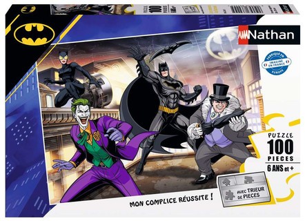 Nathan puzzle 100 p - Les ennemis de Batman