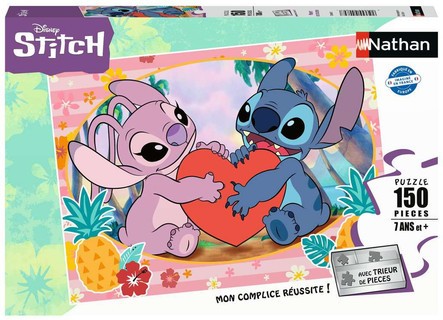 Nathan puzzle 150 p - Moment en amoureux / Disney Stitch