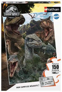 [00086157] Nathan puzzle 150 p - Les dinosaures de Jurassic World / Jurassic World 3