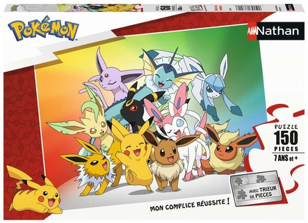 [00086030] Nathan puzzle 150 p - Evoli et ses évolutions / Pokémon