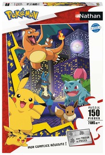 [00086189] Nathan puzzle 150 p - La ville des Pokémon