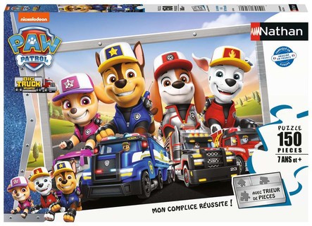 [00086160] Nathan puzzle 150 p - Les camions de la Pat’Patrouille