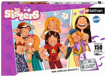 [12004254] Nathan puzzle 150 p - C’est parti mon kiwi / Les Sisters