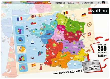 [00086875] Nathan puzzle 250 p - Carte de France