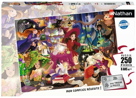 Nathan puzzle 250 p - L'atelier de sorcellerie