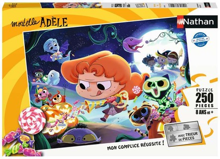 [00086199] Nathan puzzle 250 p - Halloween avec Mortelle Adèle