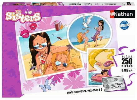[12004763] Nathan puzzle 250 p - Souvenirs de vacances / Les Sisters