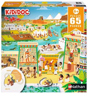 [12004183] Puzzle Kididoc - Au temps des pharaons - 6+ - 65 p