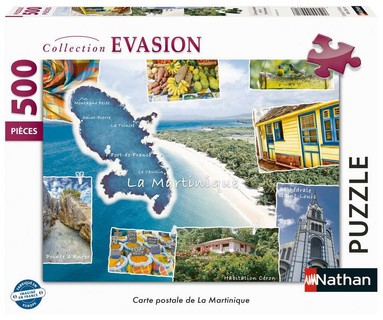 [12000981] Nathan puzzle 500 p - Carte postale de La Martinique