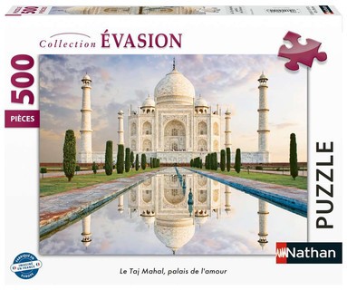 [12001514] Nathan puzzle 500 p - Le Taj Mahal, palais de l'amour