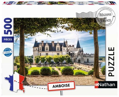 [12001875] Nathan puzzle 500 p - Amboise, perle de la Loire (Collection Régions de France)