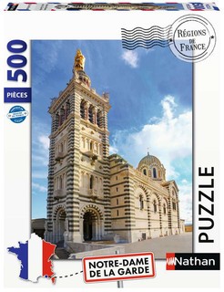 [12002001] Nathan puzzle 500 p - Notre-Dame de la Garde (Collection Régions de France)