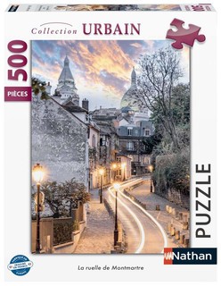 [12000980] Nathan puzzle 500 p - La ruelle de Montmartre
