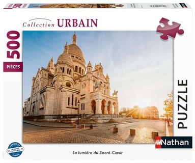 [12001693] Nathan puzzle 500 p - La lumière du Sacré-Cœur