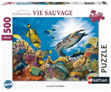 [12000954] Nathan puzzle 500 p - Le récif corallien