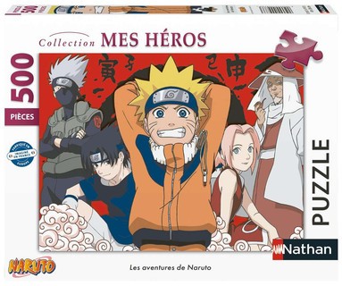 [12000973] Nathan puzzle 500 p - Les aventures de Naruto