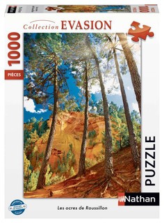 [12000922] Nathan puzzle 1000 p - Les ocres de Roussillon