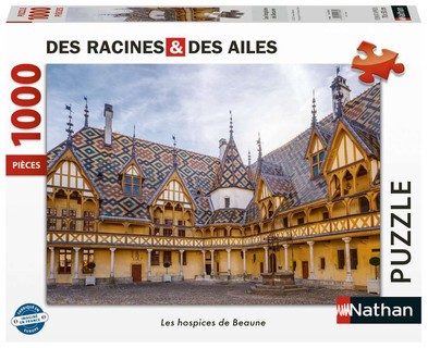 [12001536] Nathan puzzle 1000 p - Les hospices de Beaune / Des racines et des ailes