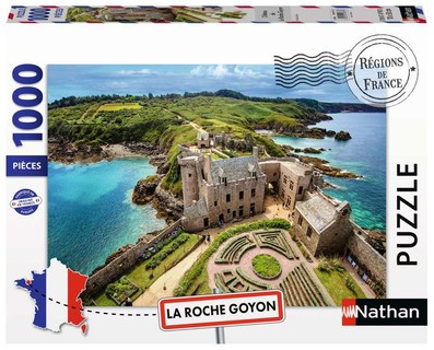 [12001877] Nathan puzzle 1000 p - A la découverte du Fort La Latte (Collection Régions de France)
