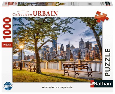 [12001530] Nathan puzzle 1000 p - Manhattan au crépuscule