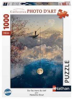 [12001872] Nathan puzzle 1000 p - Sur les mers du ciel / Natacha Einat