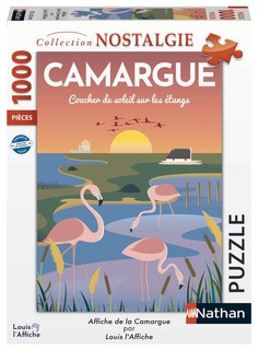 [12000925] Nathan puzzle 1000 p - Affiche de la Camargue / Louis l'Affiche