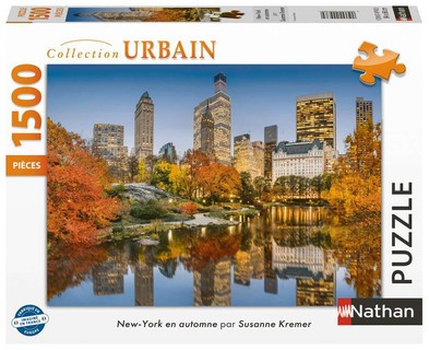 [12000938] Nathan puzzle 1500 p - New York en automne
