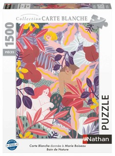 [12000895] Nathan puzzle 1500 p - Bain de Nature / Marie Boiseau (Collection Carte Blanche)
