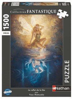 [12000934] Nathan puzzle 1500 p - Le reflet de la fée ( Collection Fantastique )