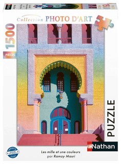 [12001149] Nathan puzzle 1500 p - Les mille et une couleurs