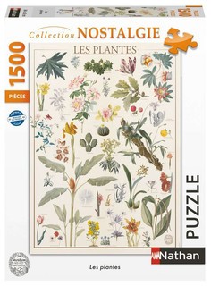 [12000931] Nathan puzzle 1500 p - Les plantes / Muséum national d'Histoire naturelle