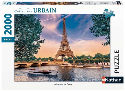 [00087884] Nathan puzzle 2000 p - Paris au fil de l'eau