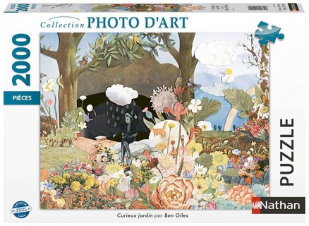 [12001092] Nathan puzzle 2000 p - Curieux jardin