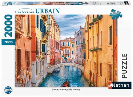 [00087311] Nathan puzzle 2000 p - Sur les canaux de Venise