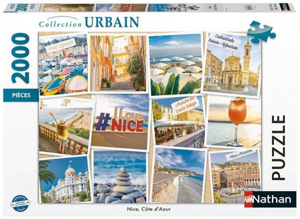 [12001613] Nathan puzzle 2000 p - Nice, Côte d'Azur