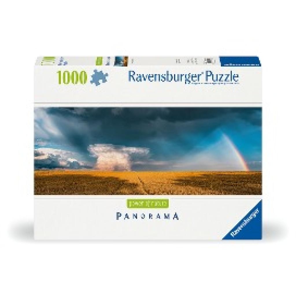 Puzzle 1000 pièces - Arc-en-ciel mystique (Nature edition)