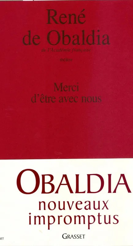 Merci d'être avec nous