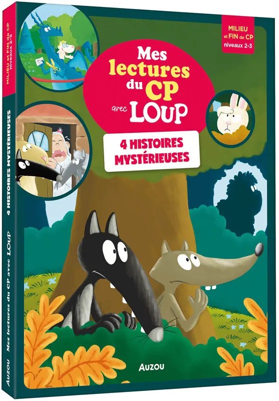 Mes lectures du CP avec Loup - 4 histoires mystérieuses - Niveau 2-3