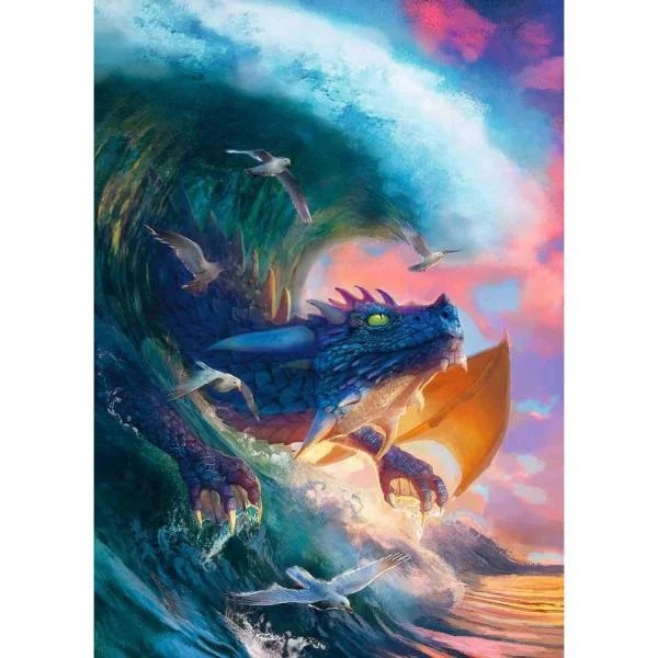 [006220] Puzzle 1000 pièces : La course du dragon