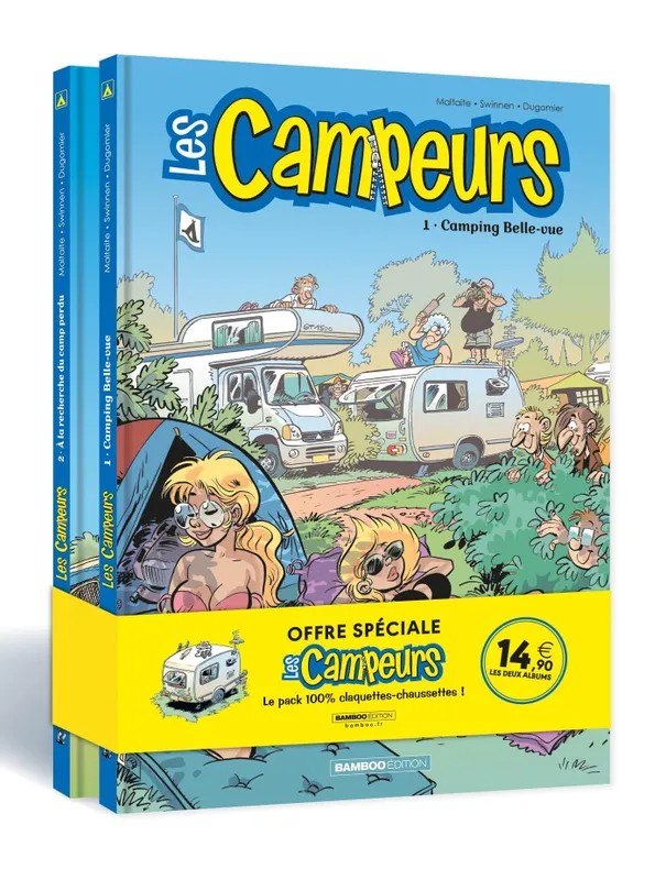 Campeurs (Les) Les Campeurs - pack promo tome 01 et 02
