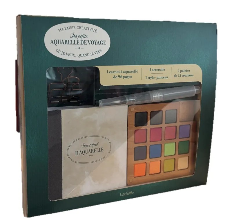 [2701904] Coffret Une petite aquarelle de voyage