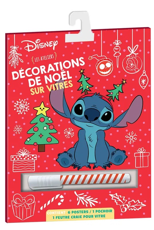 [8951312] DISNEY - Décorations de Noël sur vitres