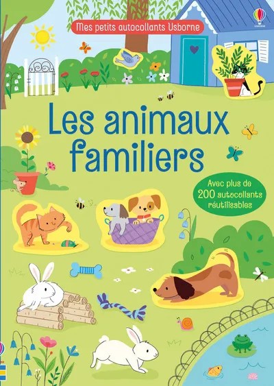 Les animaux familiers - Mes petits autocollants Usborne