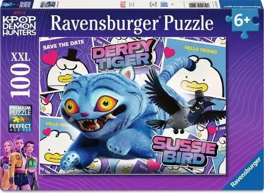 [035299] Puzzles Enfants 100 XXL pièces - KPop Demon Hunters - Le duo Derpy et Sussie / KPop Demon Hunters