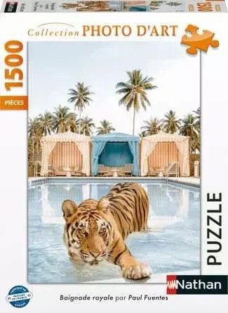 [018629] Puzzles Adultes 1500 pièces - Baignade royale Paul Fuentes Design