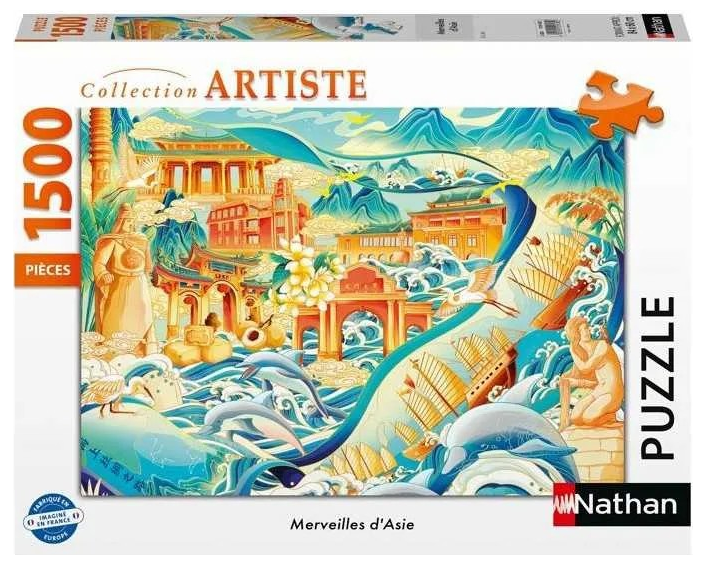 [016182] Puzzle 1500 pièces : Les Merveilles d’Asie