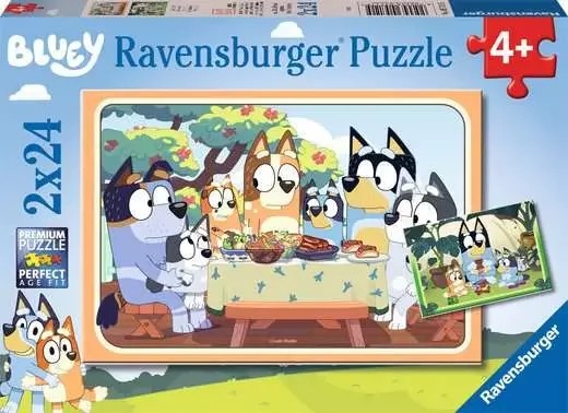 [057115] Puzzles Enfants 2x24 pièces - Bluey - C’est parti avec Bluey !