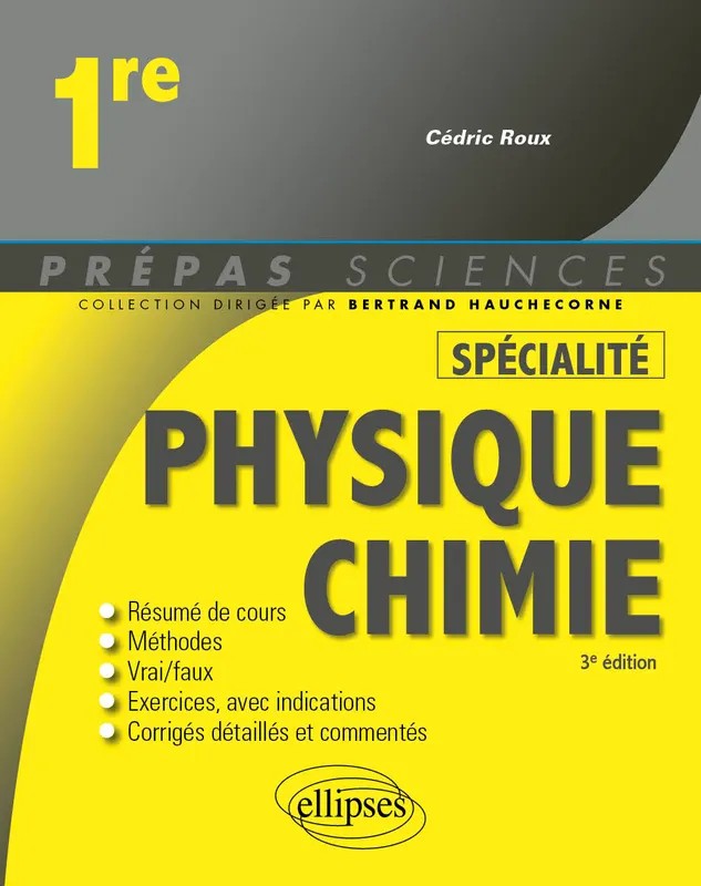 Spécialité Physique-chimie - 1re