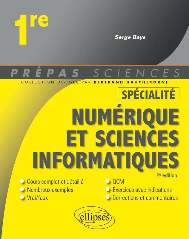 Spécialité Numérique et sciences informatiques - 1re